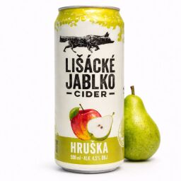 Lišácké jablko cider hruška 0,5l